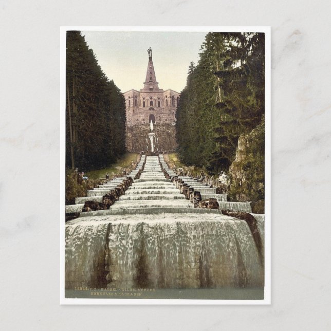 Herkules und Cascades, Wilhelmshohe, Cassel (d.h. Postkarte (Vorderseite)