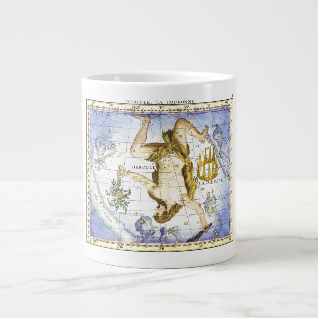 Herkules und Die Krone von John Flamsteed Jumbo-Tasse (Vorderseite)