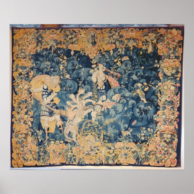 Herkules und die Lernaean Hydra Poster (Vorne)