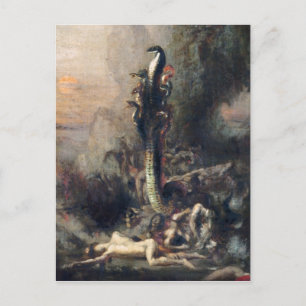 Herkules und die Lernaean Hydra Postkarte