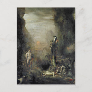 Herkules und die Lernaean Hydra Postkarte