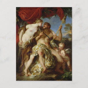 Herkules und Omphale, 1724 Postkarte