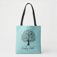 Herkunft Addict Familienbaum Tote Tasche
