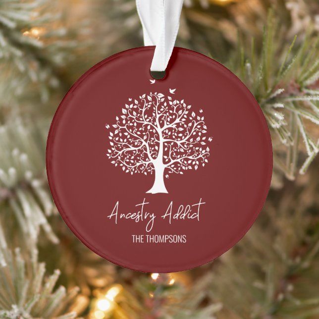 Herkunft Addict Family Tree Ornament (Baum)