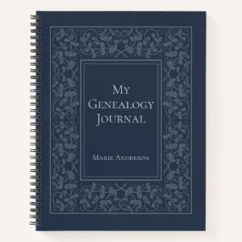 Herkunft der benutzerdefinierten Familiengenealogi Notizbuch