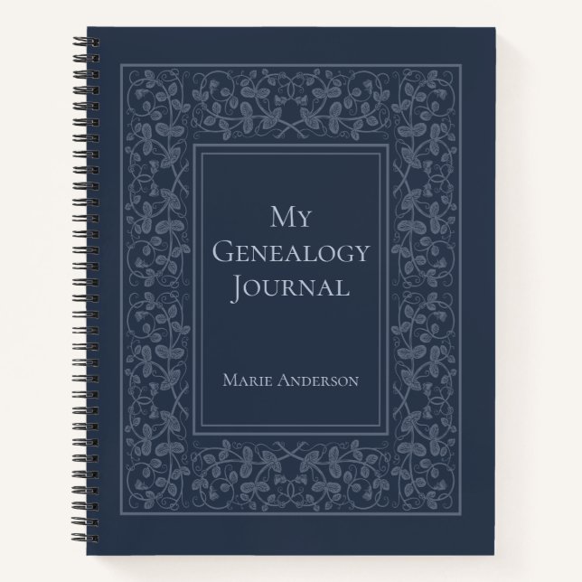 Herkunft der benutzerdefinierten Familiengenealogi Notizbuch (Vorderseite)