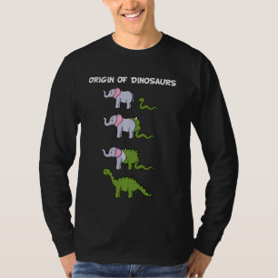 Herkunft der Dinosaurier Funny Snake & Elephant Gr T-Shirt