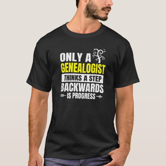 Herkunft Genealogie - Rückschritt T-Shirt (Vorderseite)