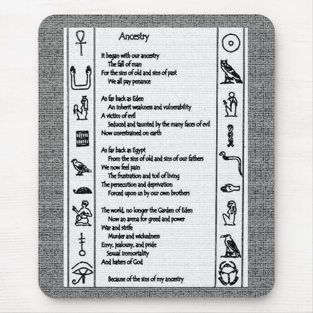 Herkunft Mousepad (Vorne)