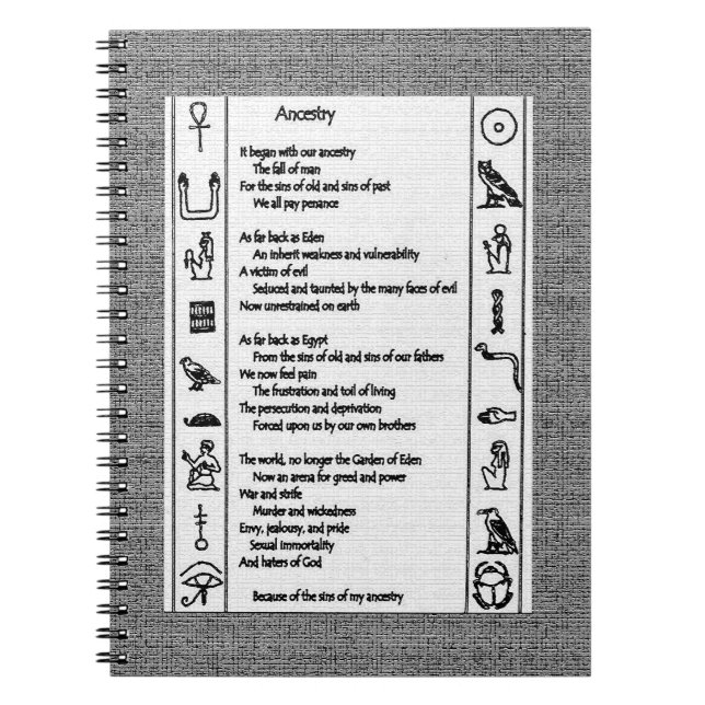 Herkunft Notizblock (Vorderseite)