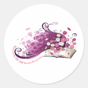 Herkunft Runder Aufkleber