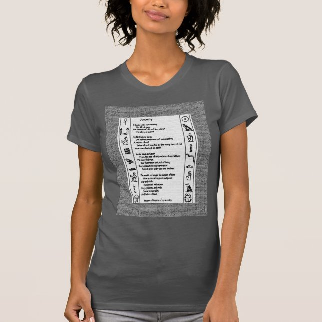 Herkunft T-Shirt (Vorderseite)