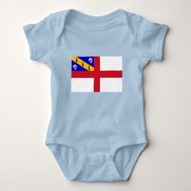 Herm Flag Baby Strampler (Vorderseite)