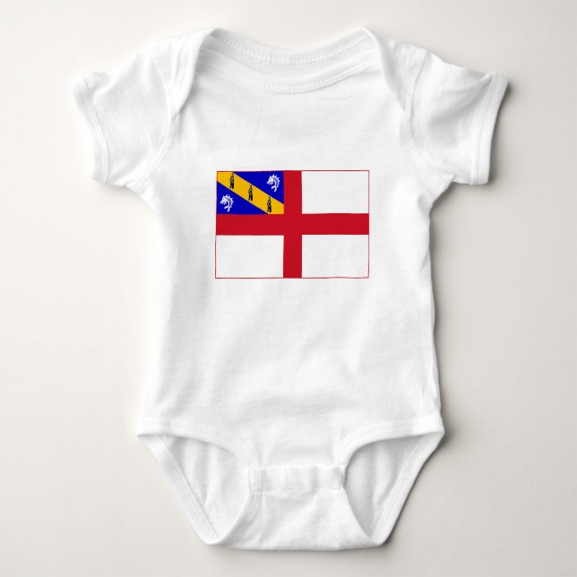 Herm Flag Baby Strampler (Vorderseite)
