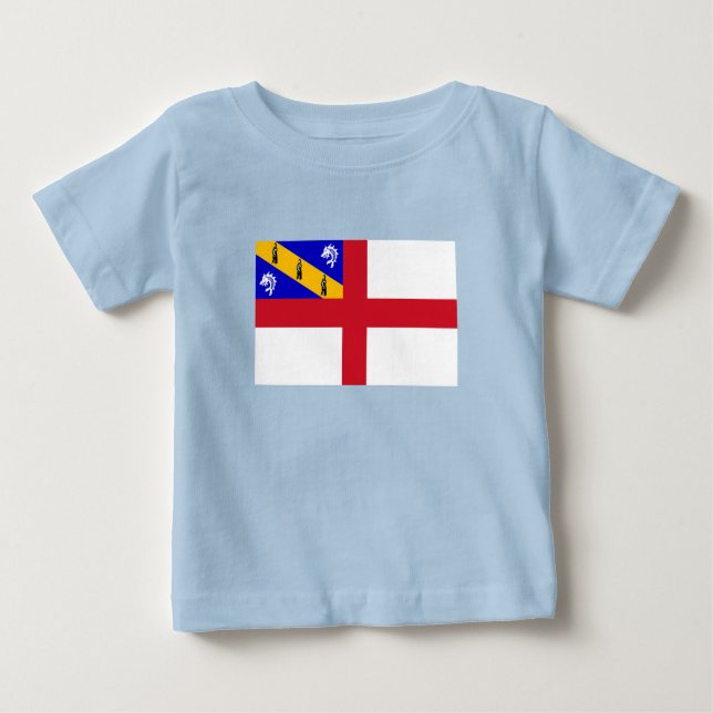Herm Flag Baby T-shirt (Vorderseite)