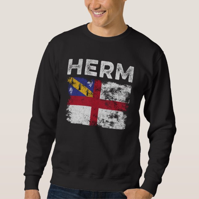 Herm Flag gestört - Herm Flag Sweatshirt (Vorderseite)