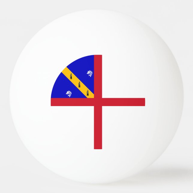 Herm Flag Tischtennisball (Vorderseite)