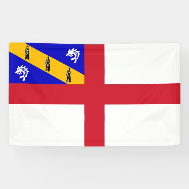 Herm-Flagge Banner (Horizontal)