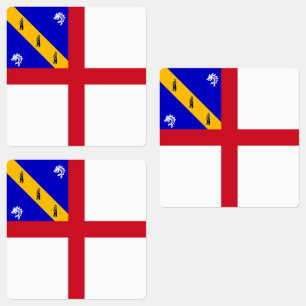 Herm-Flagge Etiketten