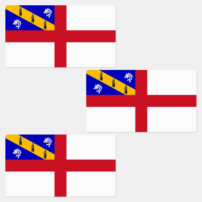 Herm-Flagge Etiketten (Gruppe)