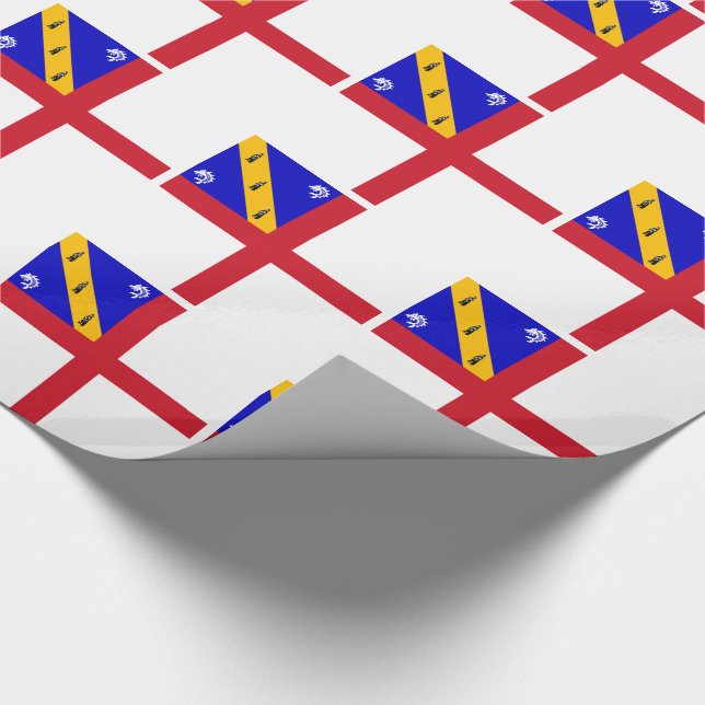 Herm-Flagge Geschenkpapier (Ecke)