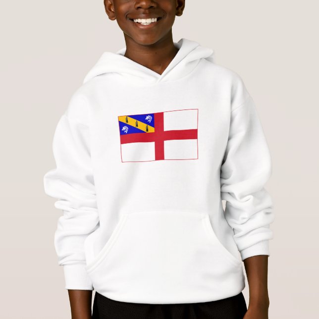 Herm-Flagge Hoodie (Vorderseite)