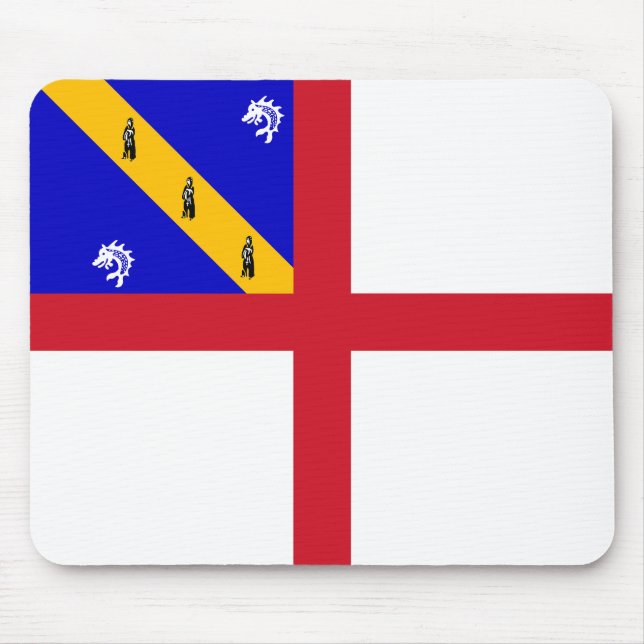 Herm-Flagge Mousepad (Vorne)