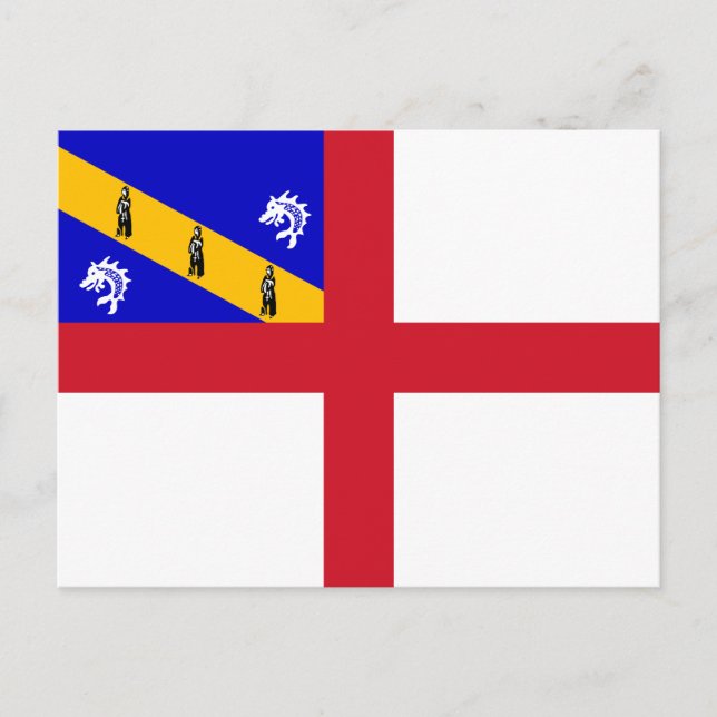 Herm-Flagge Postkarte (Vorderseite)