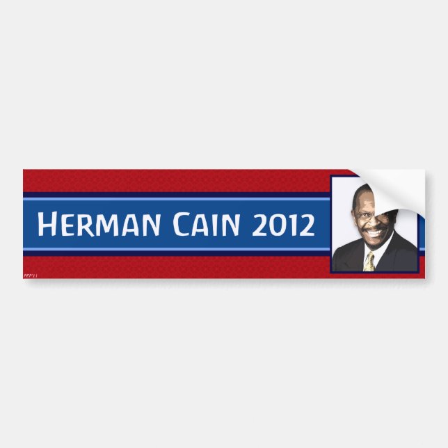 Herman Cain 2012 Autoaufkleber (Vorne)