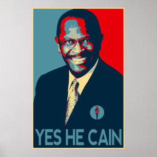 Herman Cain 2012 Poster