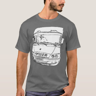 Herman der Hymer Wohnmobil Front Tinte T-Shirt