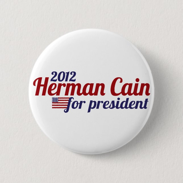 Herman Kain 2012 Button (Vorderseite)