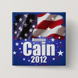 Herman Kain 2012 Button