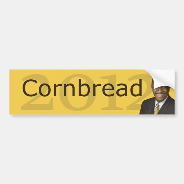 Herman Kain Cornbread 2012 Autoaufkleber (Vorne)