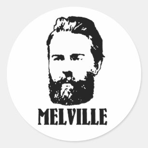 Herman Melville Runder Aufkleber