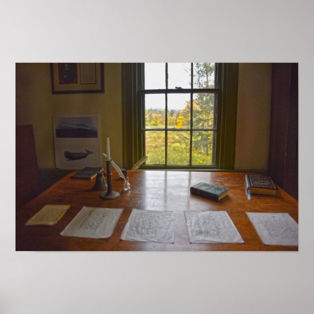 Herman Melville's Window, Massachusetts Poster (Vorne)