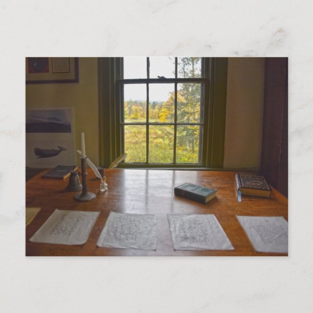 Herman Melville's Window, Massachusetts Postkarte (Vorderseite)