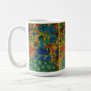 Herman the Magical Glitzer Peacock Kaffeetasse