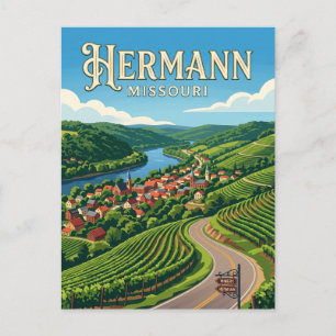Hermann Missouri is already in German, so the tran Postkarte