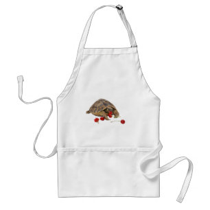 Hermann Schildkröte und Erdbeeren Schürze