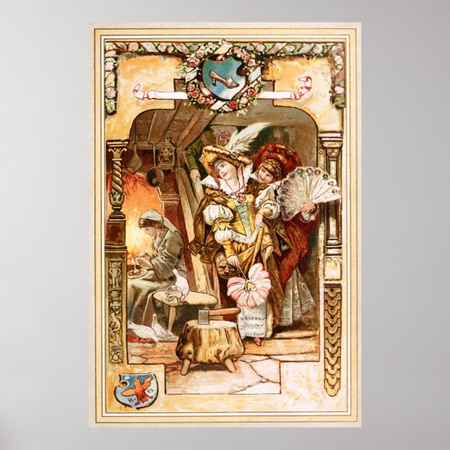 Hermann Vogel - Aschenputtel Poster (Vorne)