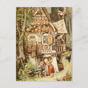 Hermann Vogel - Hansel und Grethel Postkarte