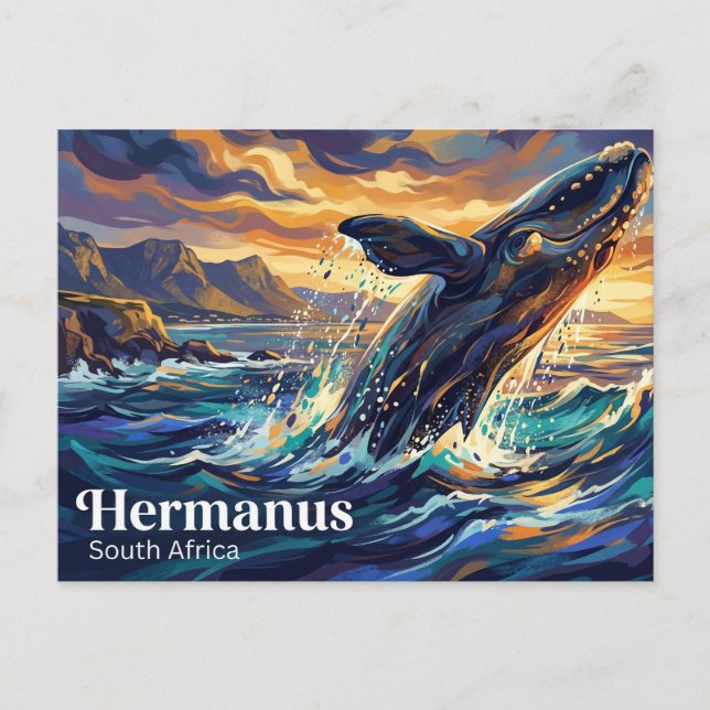 Hermanus Südafrika Postkarte (Vorderseite)