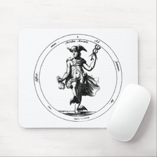 Hermes Alchemy Caduceus Mousepad