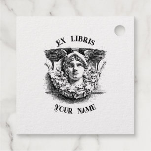 Hermes antiker Gott ex libris Geschenkanhänger