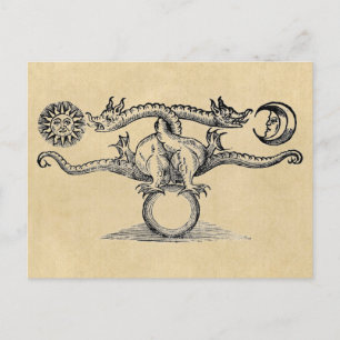 Hermes Bird Alchemy Postkarte