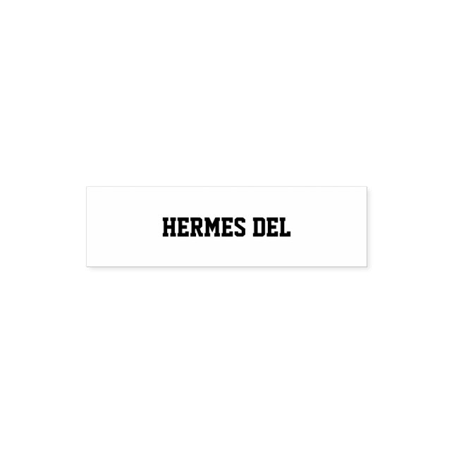 HERMES DEL Large Letter Briefmarken Post Permastempel (Design)