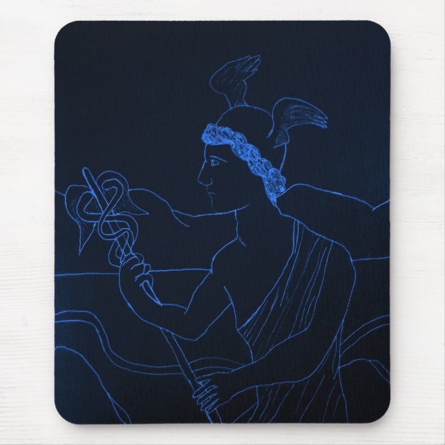 Hermes - Der Gesandte Gott Mousepad (Vorne)