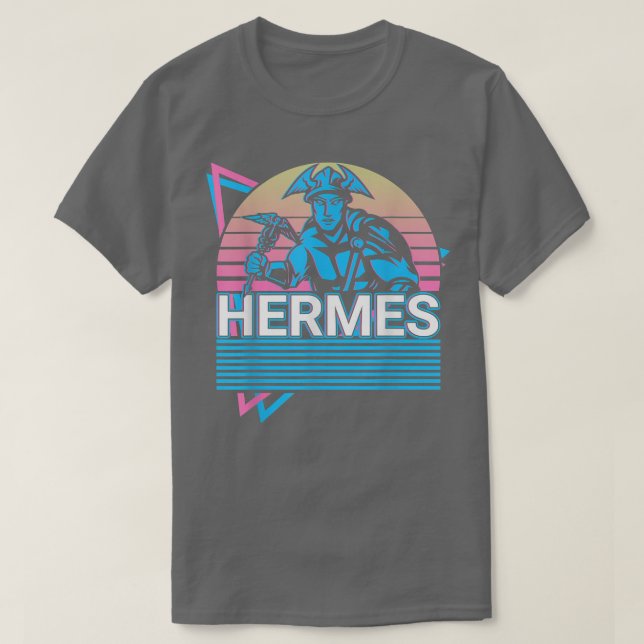 Hermes griechischer Geschwindigkeitsgott T-Shirt (Design vorne)