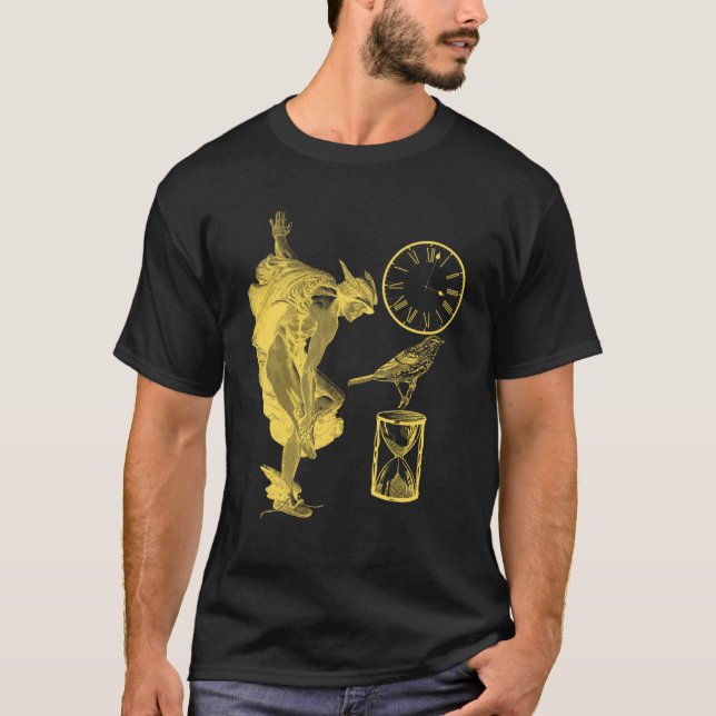 Hermes Herald of the Gods Altes Griechisch T-Shirt (Vorderseite)